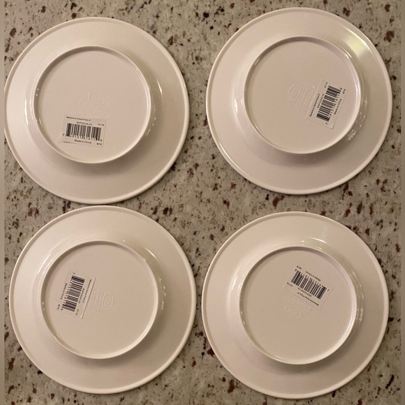 NWT • Portmeirion Botanic Garden design, Melamine Salad Plates 8” (Set of 4) - Picture 3 of 5
